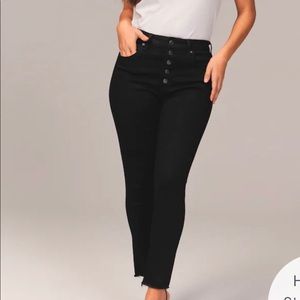 A&F Curve Love High Rise Super Skinny Ankle Jeans || NWT